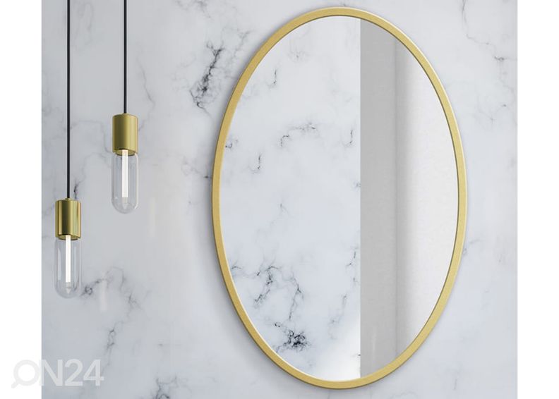 Зеркало, золотистое Ø60 cm увеличить