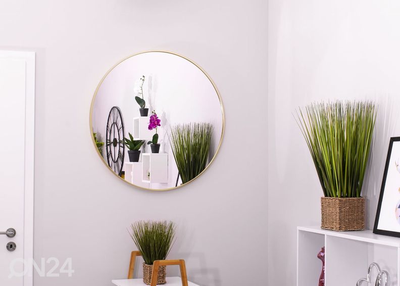 Зеркало, золотистое Ø60 cm увеличить