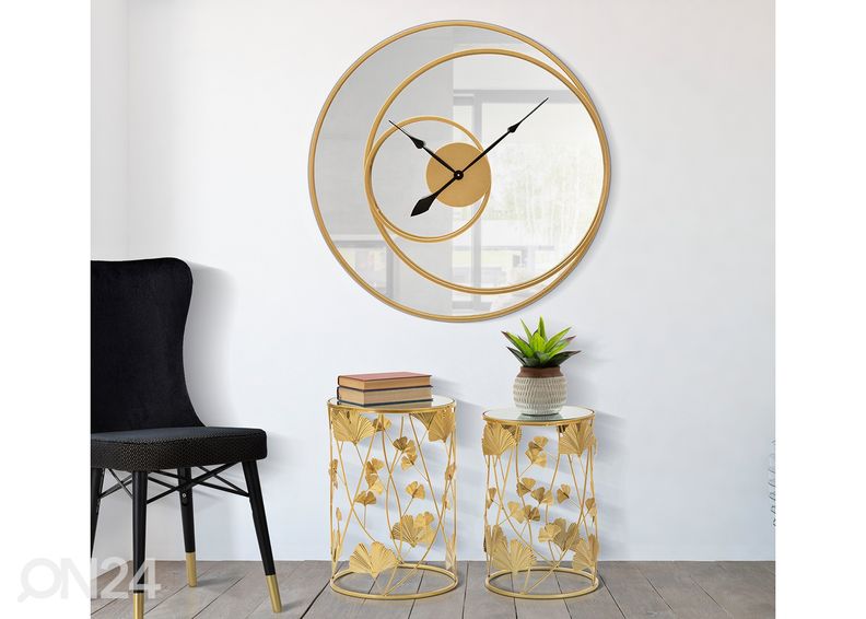 Зеркало настенное с часами 90 cm увеличить