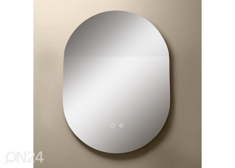 Зеркало настенное 50x70 см LED увеличить