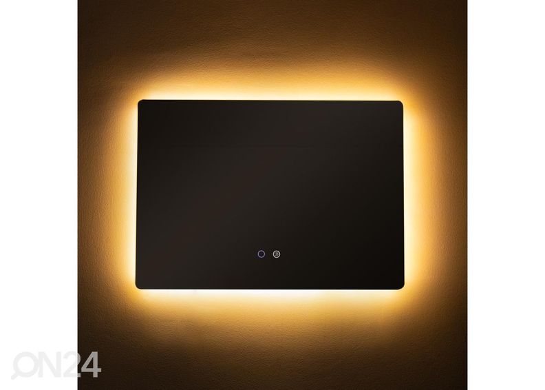 Зеркало настенное 70x50 см LED увеличить