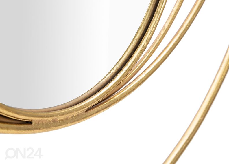 Зеркало настенное Arc 80x80 cm, золотистый увеличить