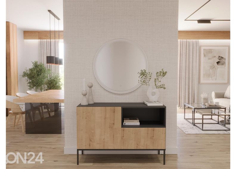 Зеркало с подсветкой 60 см увеличить