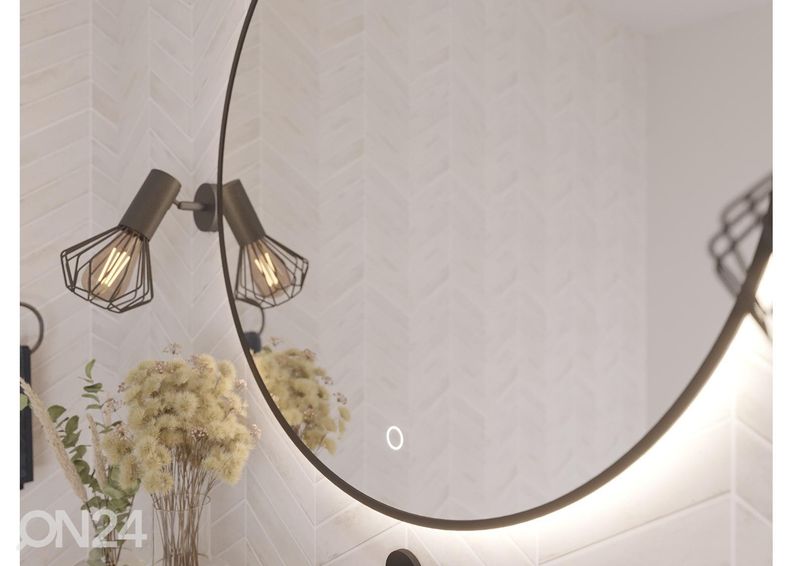 Зеркало 60 cm с LED освещением увеличить