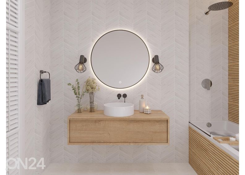 Зеркало 80 cm с LED освещением увеличить