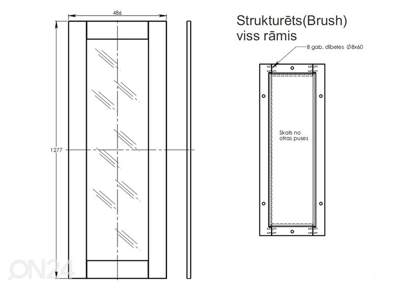 Зеркало Rustiiki увеличить