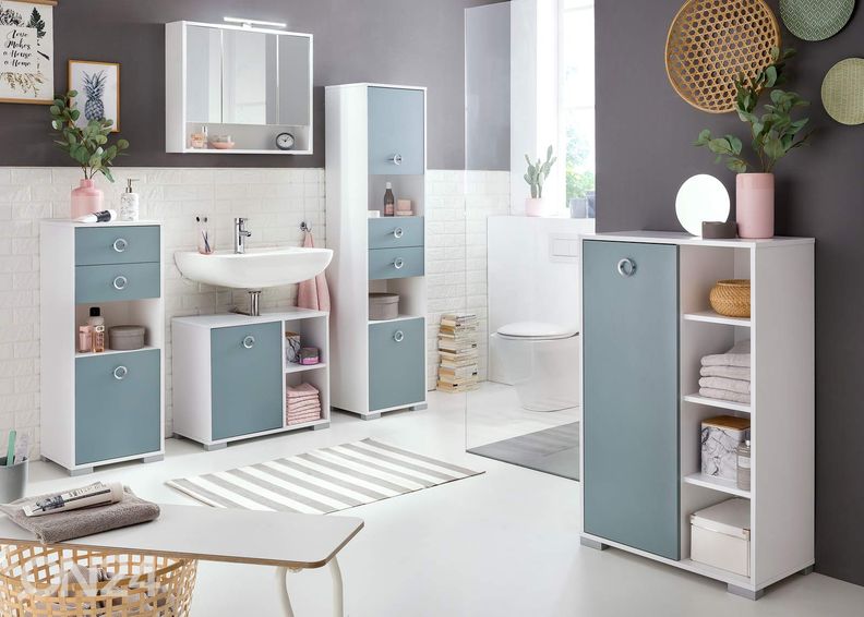 Зеркальный шкаф с LED-освещением Kimi увеличить