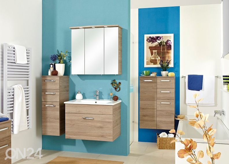 Зеркальный шкаф с LED-светильником 37-II увеличить