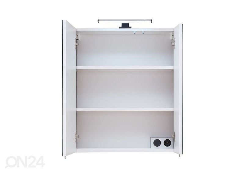 Зеркальный шкаф с LED-светильником увеличить