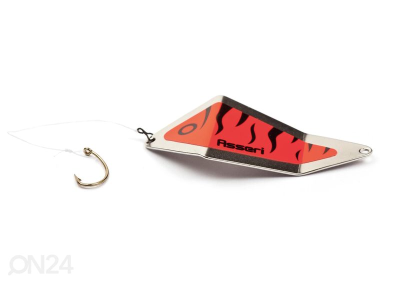 Зимняя приманка для ловли тюка, щуки и окуня Char Asser, серебристо-красная увеличить