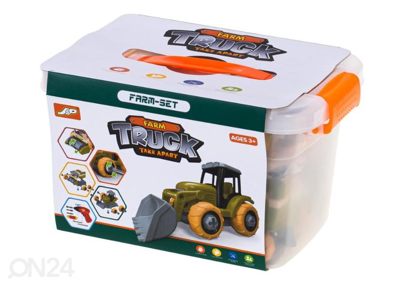 Игра в ферму со складными машинами увеличить