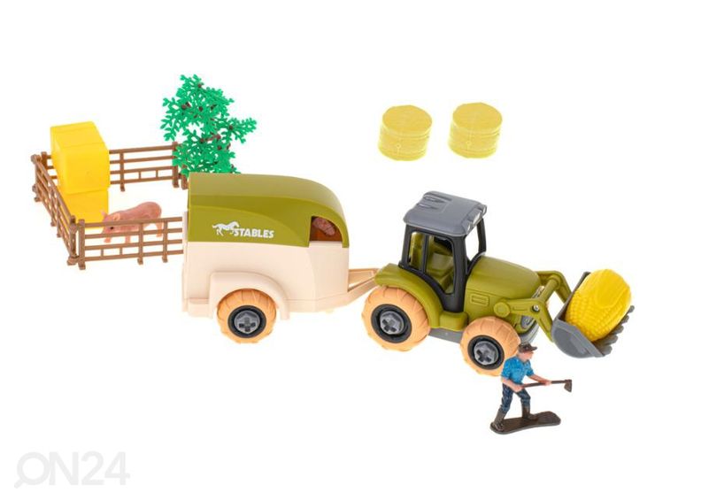 Игра в ферму со складными машинами увеличить