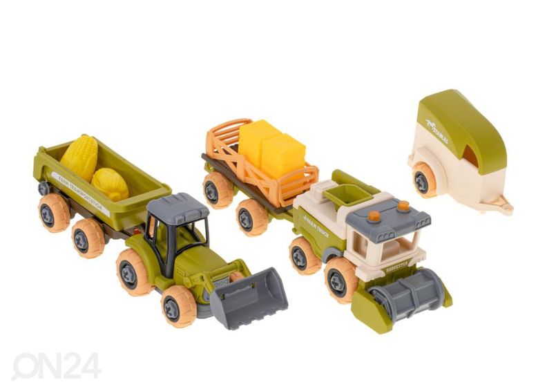 Игра в ферму со складными машинами увеличить