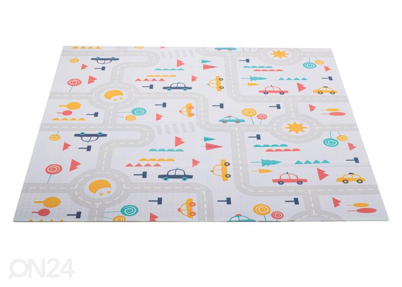 Игровой коврик двухсторонний улица/лес 177x158x0.8 см увеличить