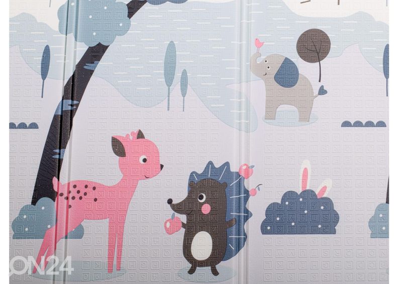 Игровой коврик двухсторонний улица/лес 177x158x0.8 см увеличить