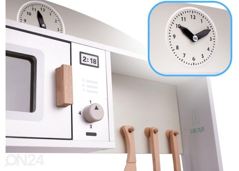 Игрушечная кухня с аксессуарами 85 см белая увеличить