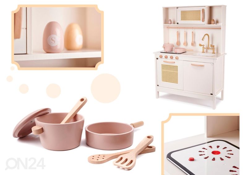 Игрушечная кухня с аксессуарами Retro Boho 100 см увеличить