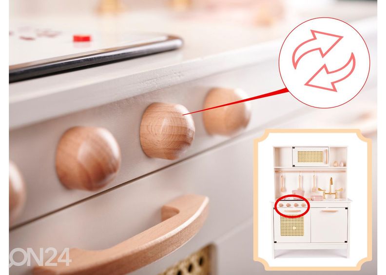 Игрушечная кухня с аксессуарами Retro Boho 100 см увеличить