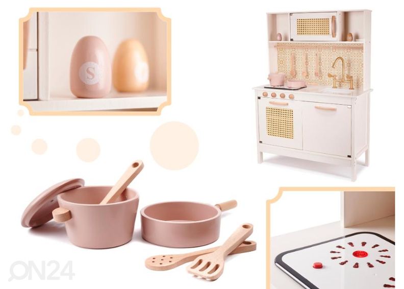 Игрушечная кухня с аксессуарами Retro Boho 100 см увеличить