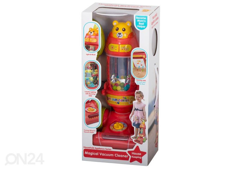 Игрушечный пылесос со звуком увеличить