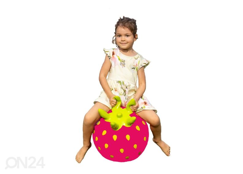 Игрушка-попрыгун Jumpy Fruits Клубничка розовая увеличить