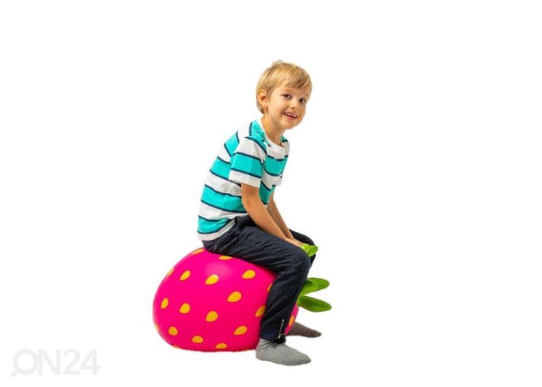 Игрушка-попрыгун Jumpy Fruits Клубничка розовая увеличить