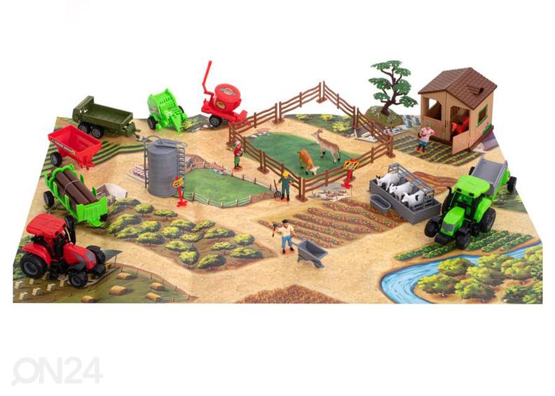 Игрушка с животными и машинами 49 шт увеличить