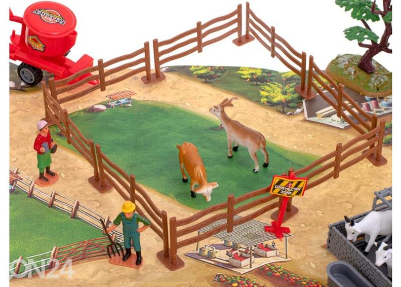 Игрушка с животными и машинами 49 шт увеличить