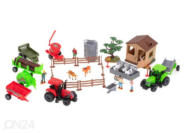 Игрушка с животными и машинами 49 шт увеличить