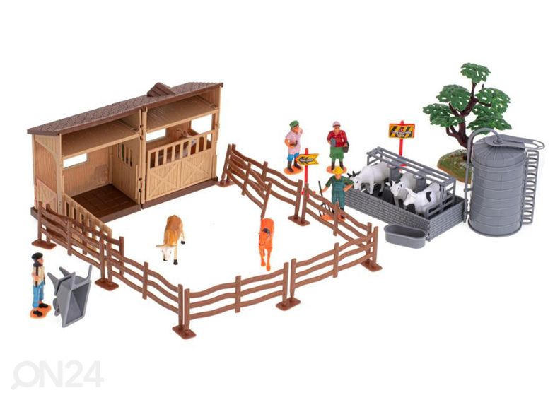 Игрушка с животными и машинами 49 шт увеличить