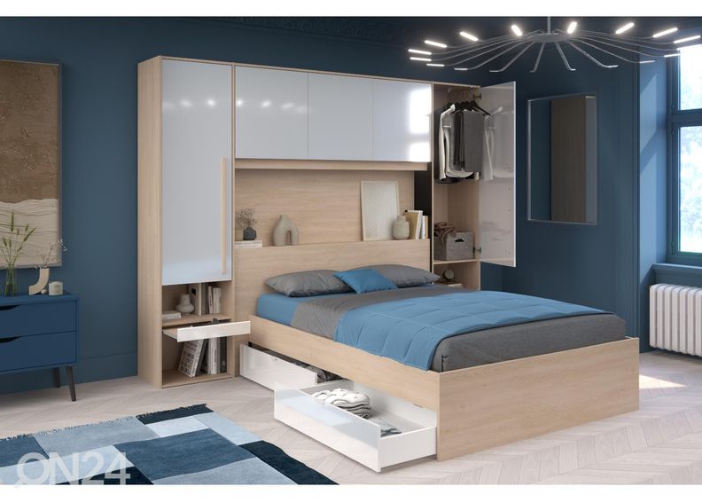 Изголовье кровати-шкаф Bridge + LED увеличить