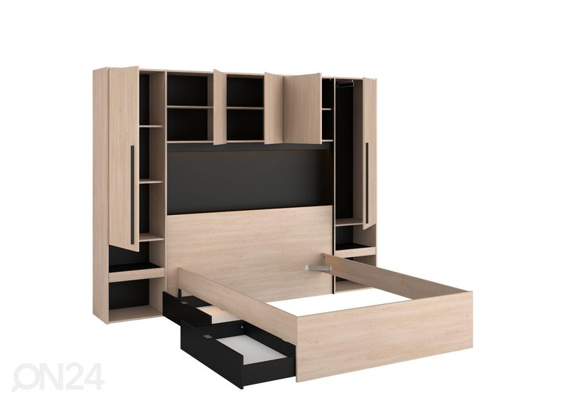 Изголовье кровати-шкаф Bridge + LED увеличить