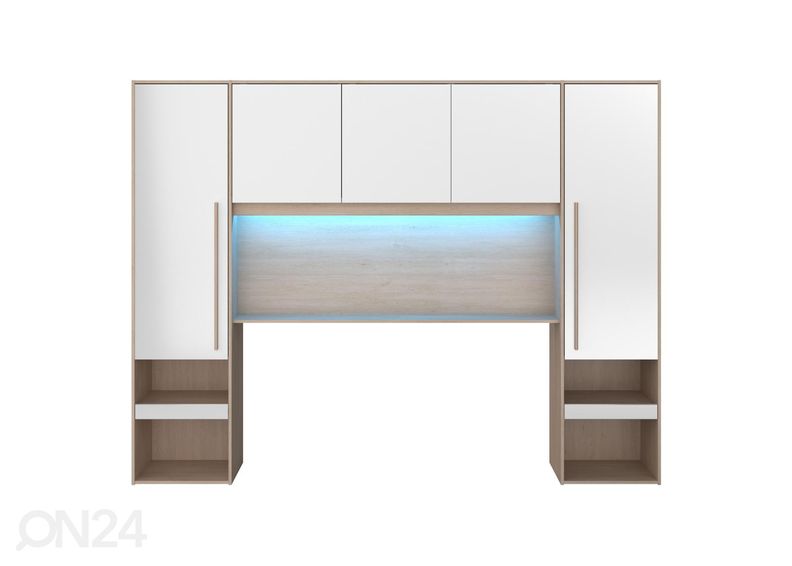 Изголовье кровати-шкаф Bridge + LED увеличить