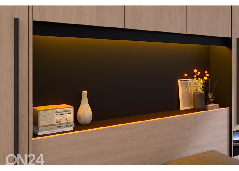 Изголовье кровати-шкаф Bridge + LED увеличить