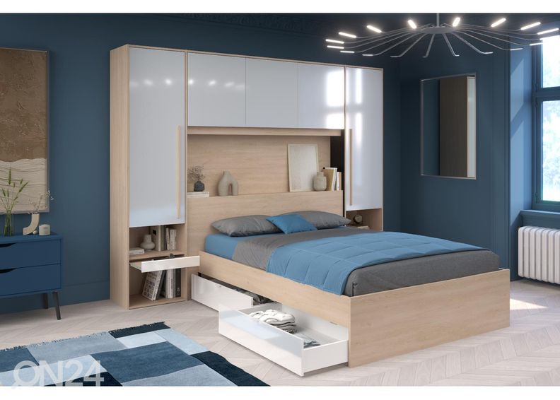 Изголовье кровати-шкаф Bridge + LED увеличить