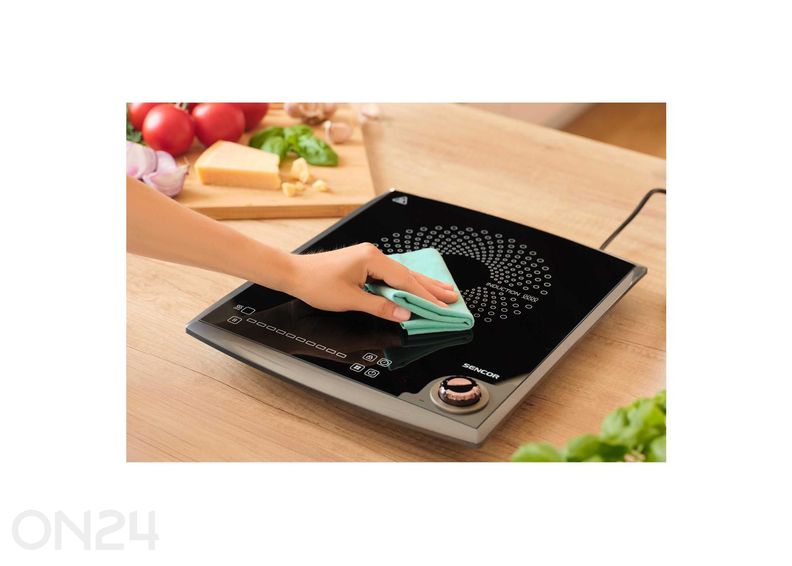 Индукционная варочная панель с 1 зоной Sencor SCP3414GY увеличить
