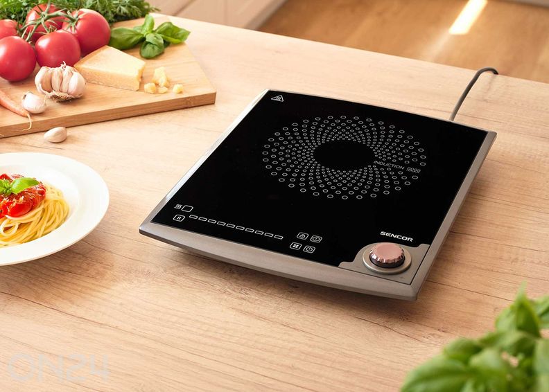 Индукционная варочная панель с 1 зоной Sencor SCP3414GY увеличить