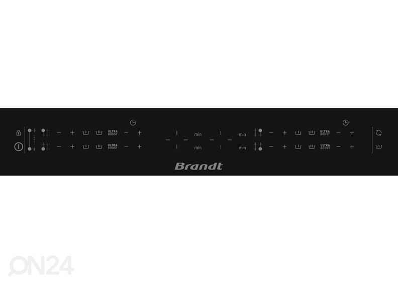 Индукционная варочная панель Brandt BPI384HUB увеличить
