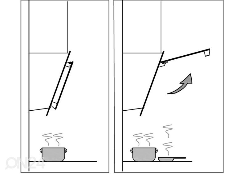 Интегрированная вытяжка Cata GC DUAL A 45 XGWH увеличить