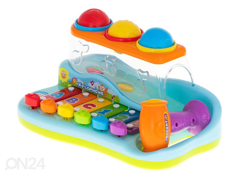 Интерактивный ксилофон с шариками увеличить