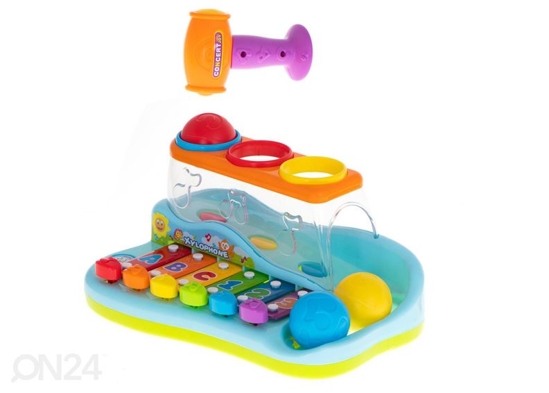 Интерактивный ксилофон с шариками увеличить