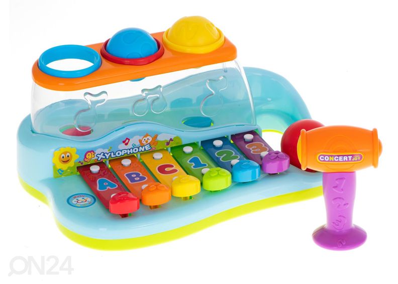 Интерактивный ксилофон с шариками увеличить