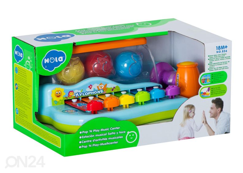 Интерактивный ксилофон с шариками увеличить