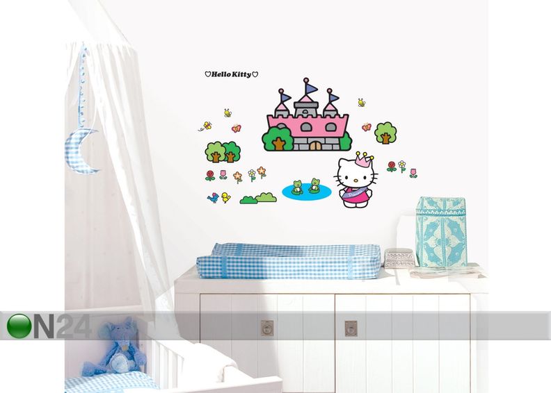 Интерьерная наклейка Hello Kitty Принцесса увеличить