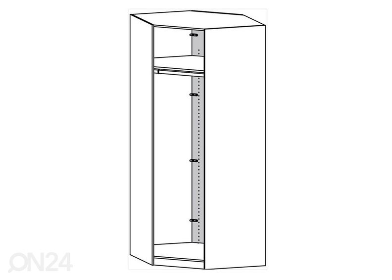 Каркас углового шкафа Save h220 cm увеличить