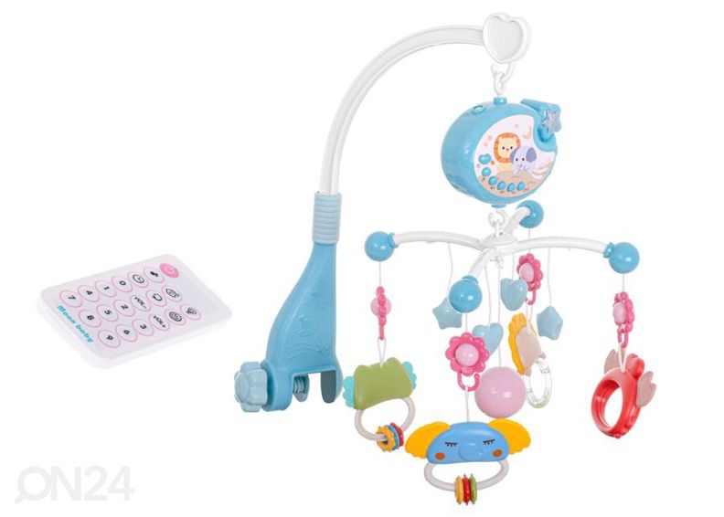 Карусель в кроватку со звездным проектором и музыкой увеличить