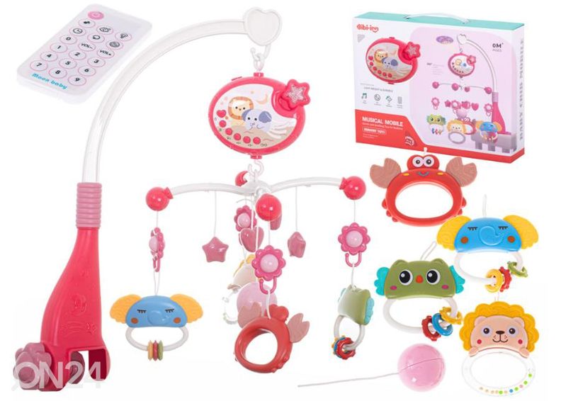 Карусель в кроватку со звездным проектором и музыкой увеличить