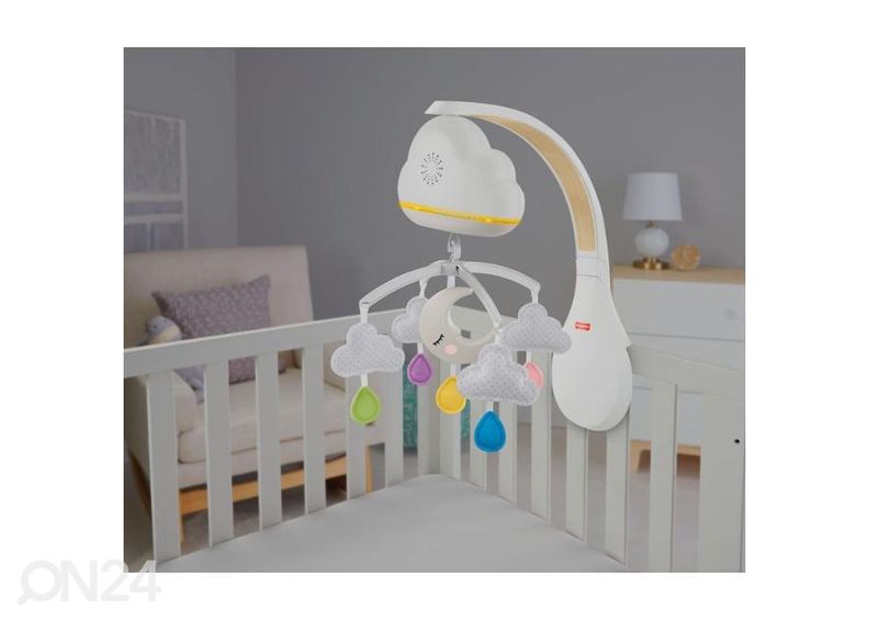 Карусель Fisher Price 3-1 для кровати - ночник Calming Clouds увеличить
