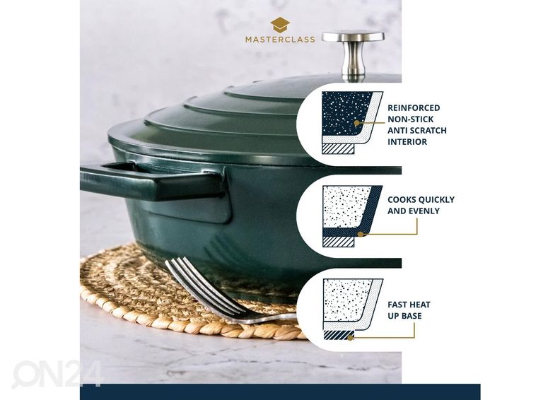 Кастрюля для запекания MasterClass 4 л увеличить