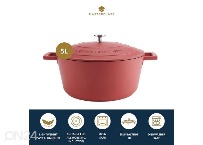 Кастрюля для тушения MasterClass 5 Л увеличить